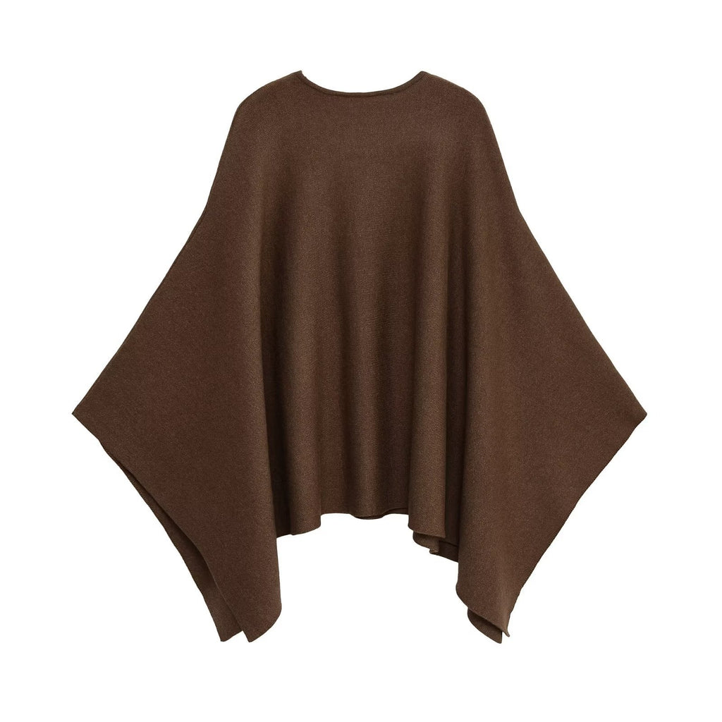 Women Loose round neck cap sweater