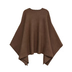 Women Loose round neck cap sweater