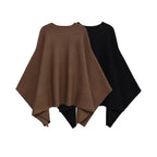 Women Loose round neck cap sweater