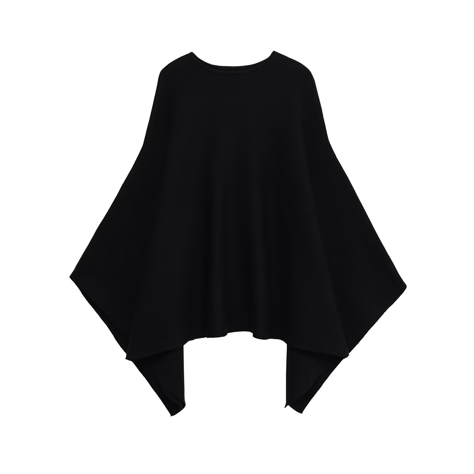 Women Loose round neck cap sweater
