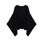Women Loose round neck cap sweater